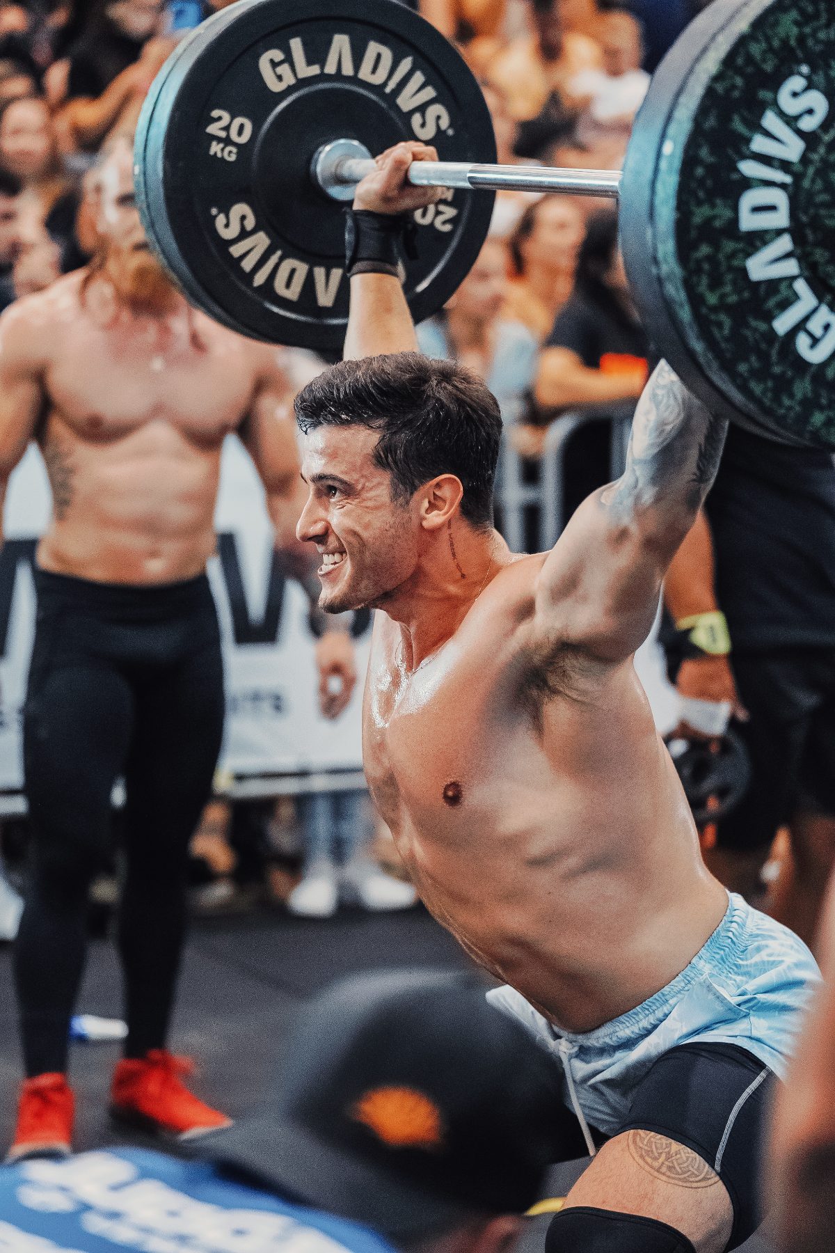 Evaner em competição de CrossFit